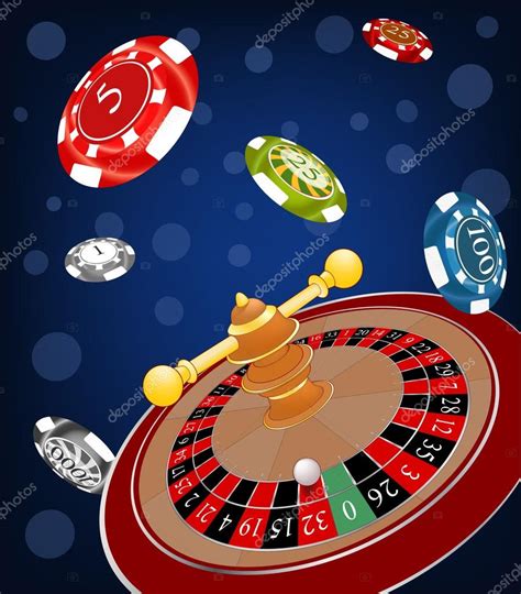 Roulette Wheel Cartoon vectors .